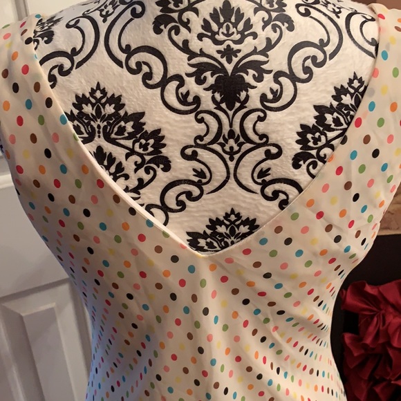 Size 7/8 Alyn Paige Polka Dots Sleeveless Dress - Picture 8 of 10